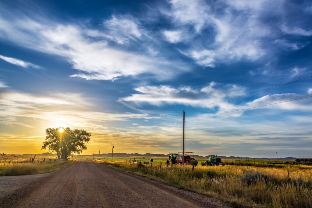 Rural Wyoming Landscape
