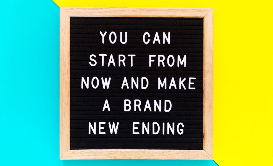 Start now & New beginning