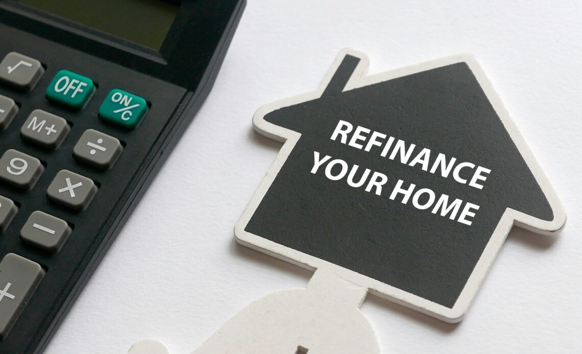 Refinance your home concept