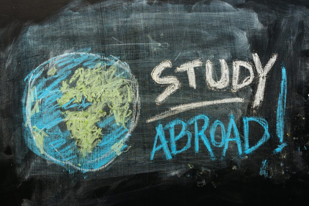 Study abroad concept